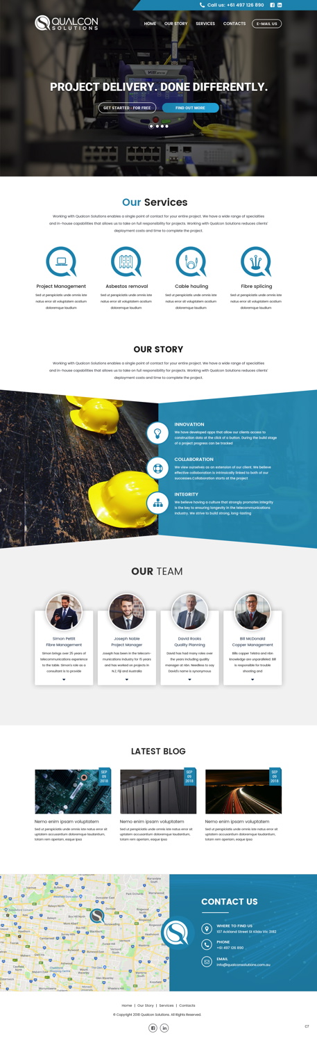 Web Design by pb for this project | Design #19060491
