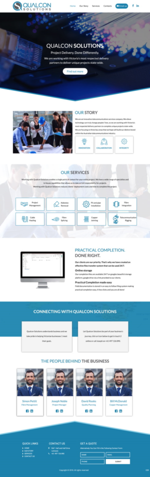 Web Design by pb for this project | Design: #19060492
