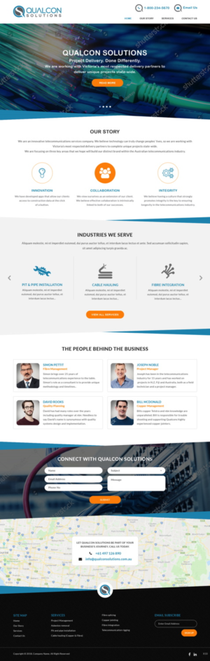 Web Design by pb for this project | Design: #19060495