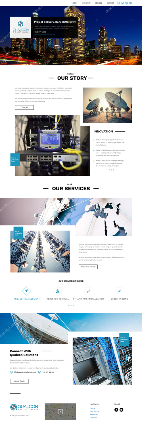Web Design by Sujit Banerjee for this project | Design #19058719