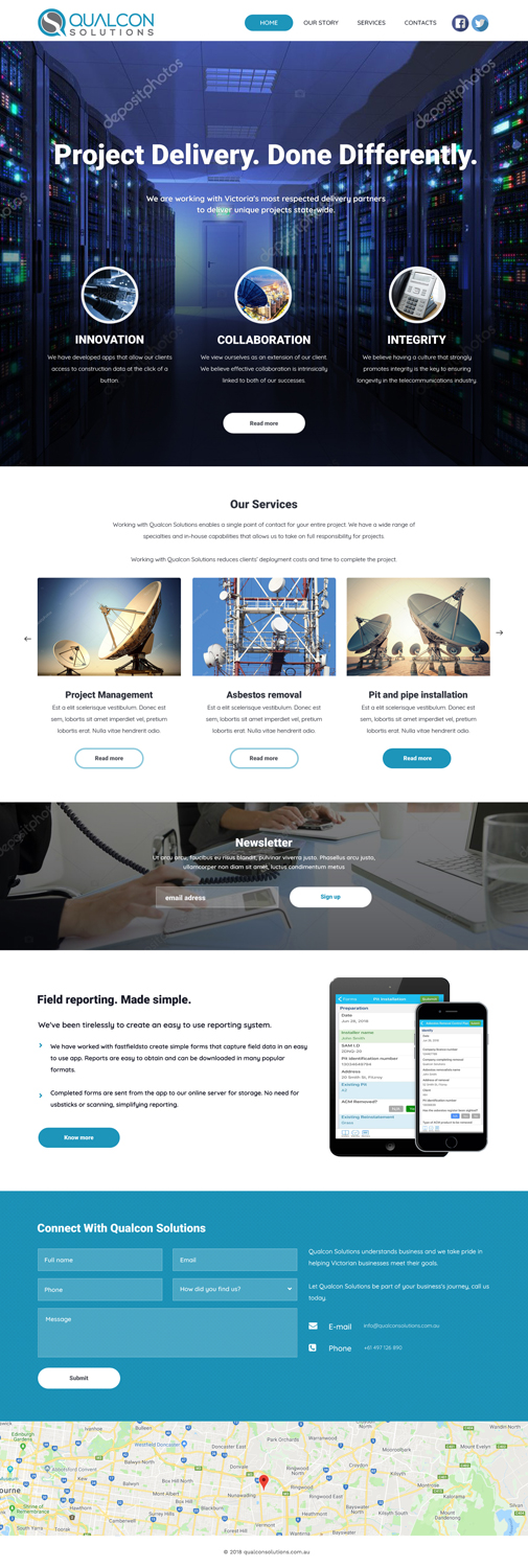 Web Design by Sujit Banerjee for this project | Design #19068001