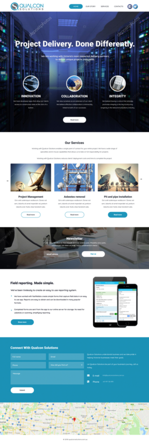 Web Design by Sujit Banerjee for this project | Design: #19068001