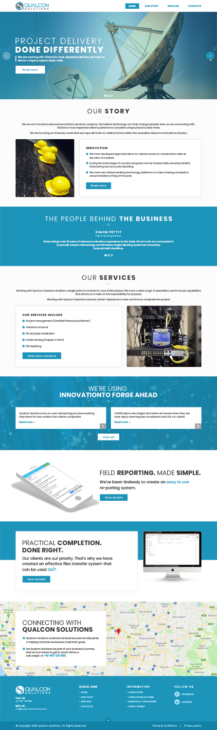 Web Design by Sujit Banerjee for this project | Design #19068002