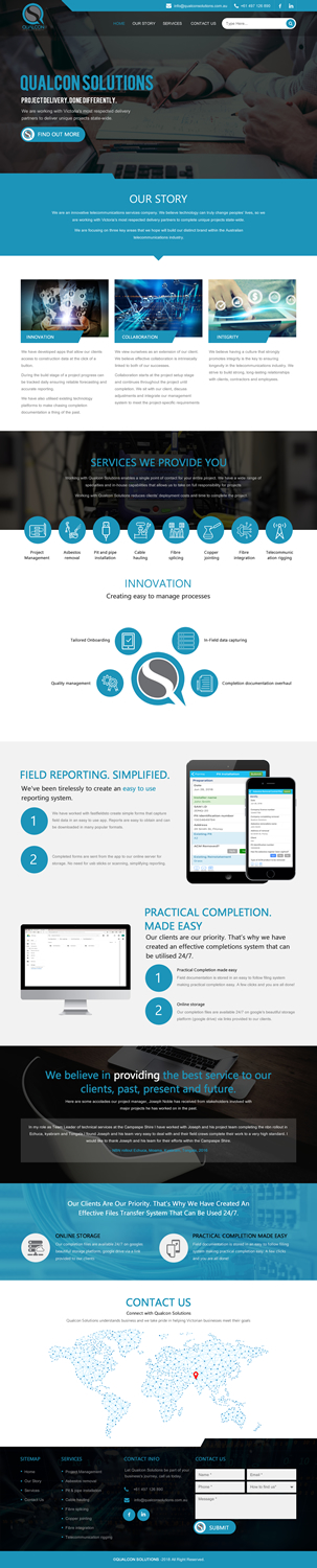 Web Design by rightway for this project | Design #19060807