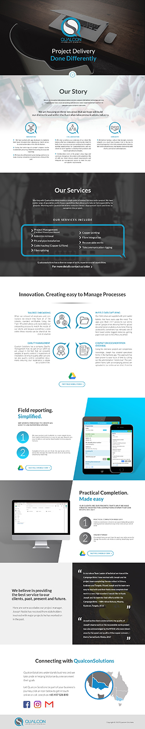Web Design by Dom-dom for this project | Design: #19106253