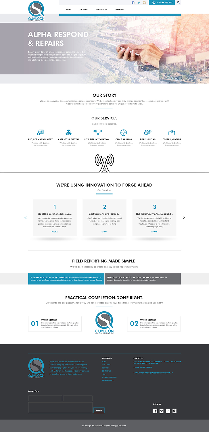 Web Design by PiXthemes for this project | Design #19068746