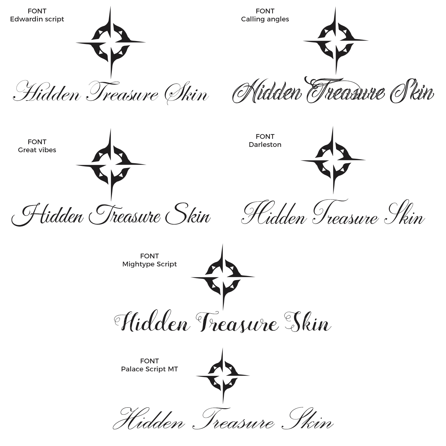Logo Design by TSU Creations for Hidden Treasure Skin | Design #19046431