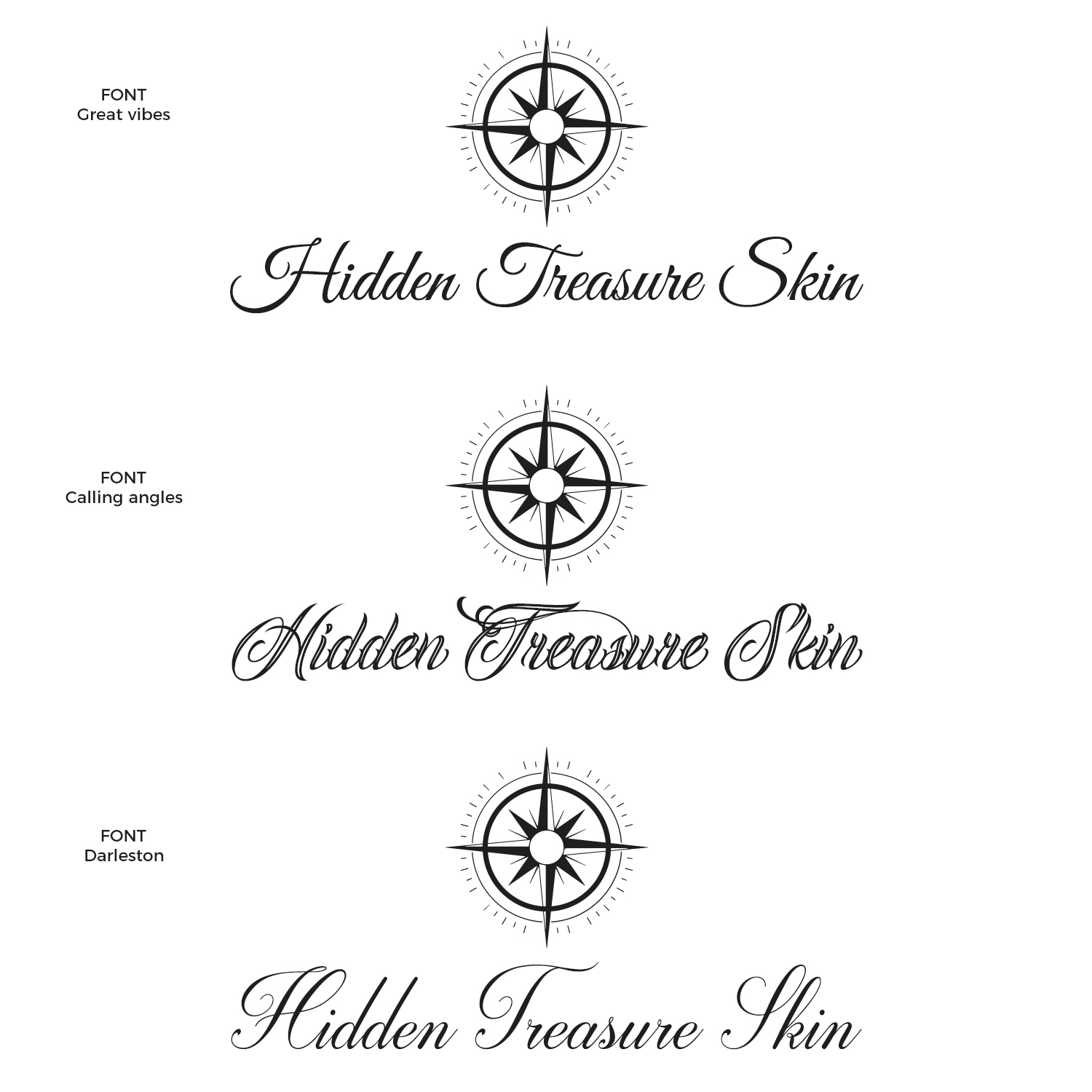 Logo Design by TSU Creations for Hidden Treasure Skin | Design #19049848