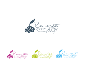 Rewrite your story mindfully  | Logo Design by nikkiblue