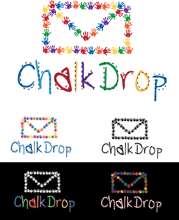 Logo Design by Breanne Owen for Chalk Drop | Design #694222