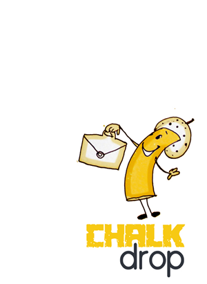 Logo Design by ksenia design for Chalk Drop | Design: #684683