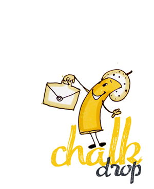 Logo Design by ksenia design for Chalk Drop | Design: #691056