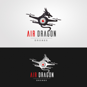 Air Dragon Drones | Logo Design by Blue Moon Design
