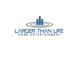 Larger Than Life Home Entertainment | Logo Design by NILDesigns