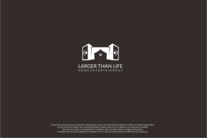 Larger Than Life Home Entertainment | Logo Design by nusdofficial