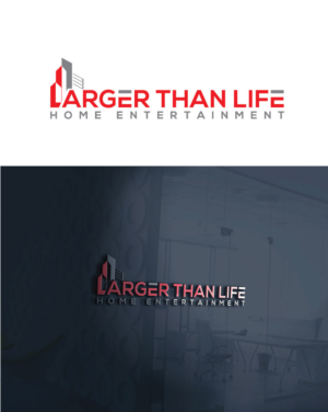 Larger Than Life Home Entertainment | Logo Design by Banglalink 2