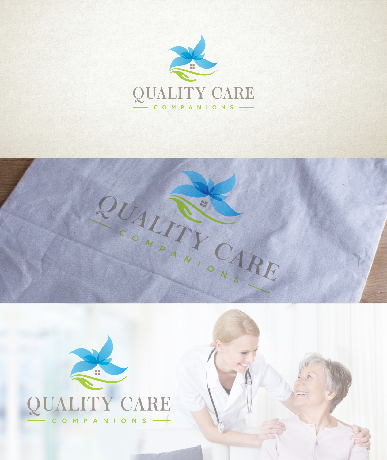 Logo Design by ultramarin for Quality Care Companions | Design #19046464