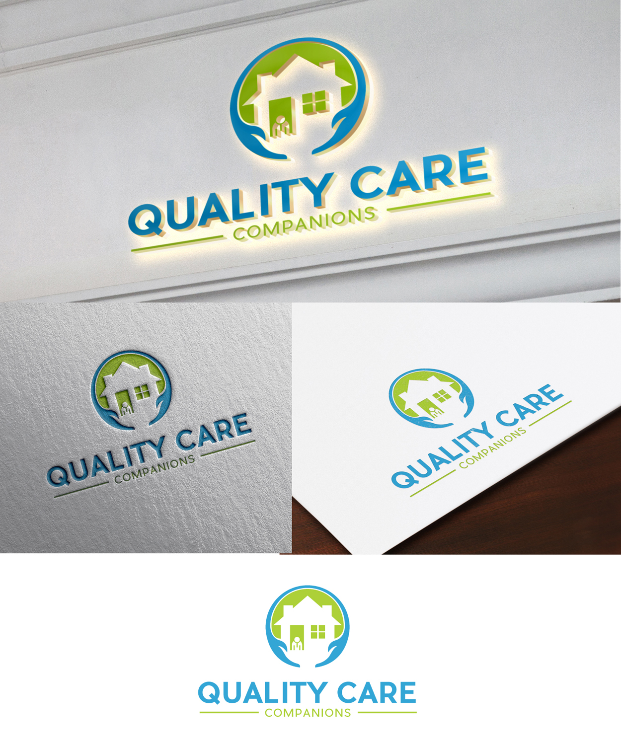 Logo Design by Aqeel Momin for Quality Care Companions | Design #19046984