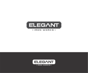 Elegant Iron Works 2005 Ltd  or Elegant Iron Works | Logo Design by MKR