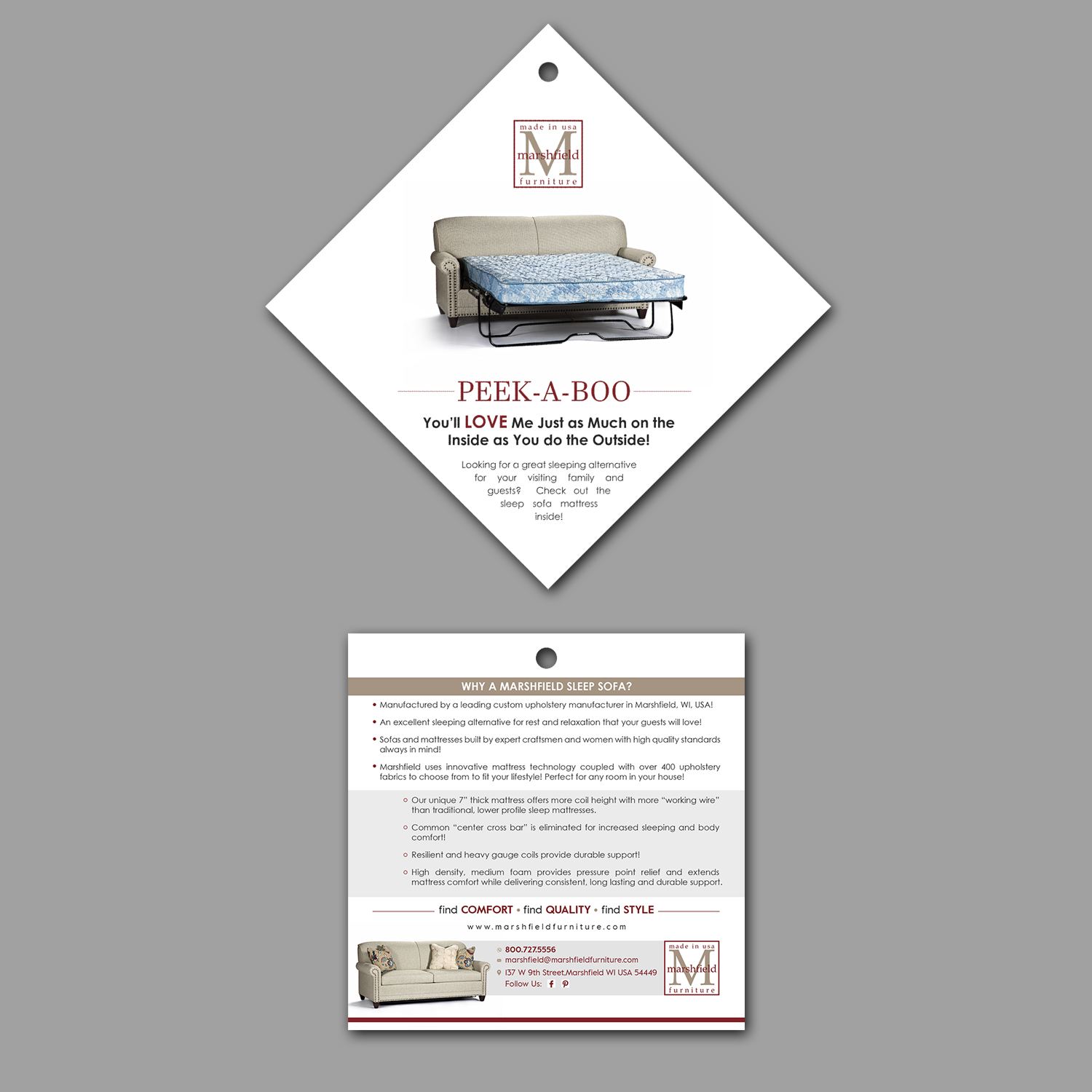 Flyer Design by debdesign for Marshfield Furniture | Design #19043639