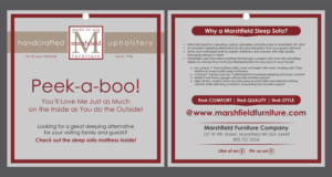 Design de Flyer par Deziners Zone pour Marshfield Furniture | Design : #19043064