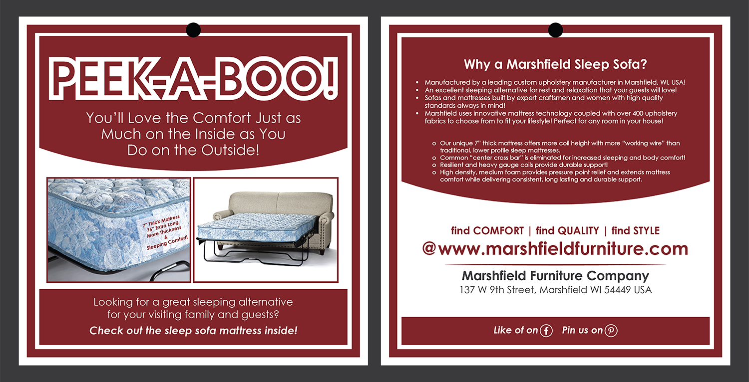 Design de Flyer par Deziners Zone pour Marshfield Furniture | Design #19125966