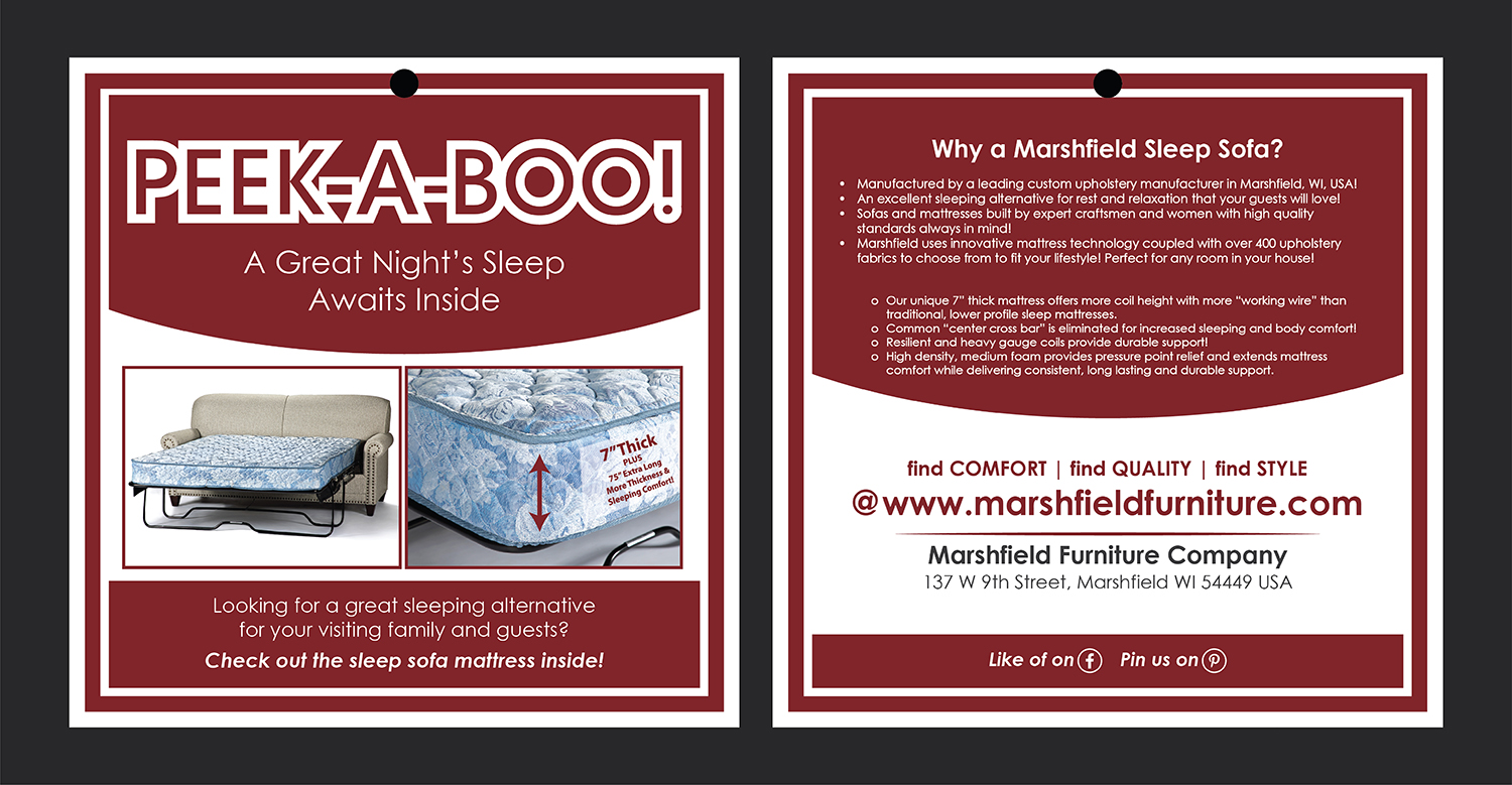 Flyer Design by Deziners Zone for Marshfield Furniture | Design #19191745