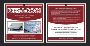 Design de Flyer par Deziners Zone pour Marshfield Furniture | Design : #19191745