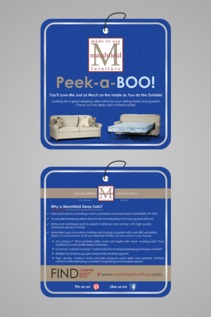 Design de Flyer par ecorokerz pour Marshfield Furniture | Design : #19042555