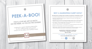 Diseño de Flyer por TracyInspires para Marshfield Furniture | Diseño: #19039529