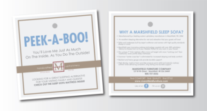 Diseño de Flyer por TracyInspires para Marshfield Furniture | Diseño: #19039645