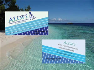Business Card Design by dacke011 for Aloft Roof, Gutter & Pressure Cleaning Services | Design: #2869293