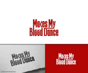 Makes My Blood Dance | Logo-Design von Mario