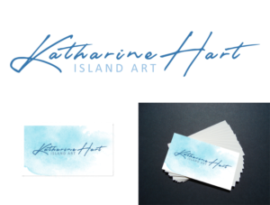 Katharine Hart Island Art | Logo Design by Melissa 11