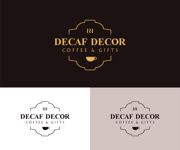 Logo Design by DoMadic for Decaf Decor | Design #19053402