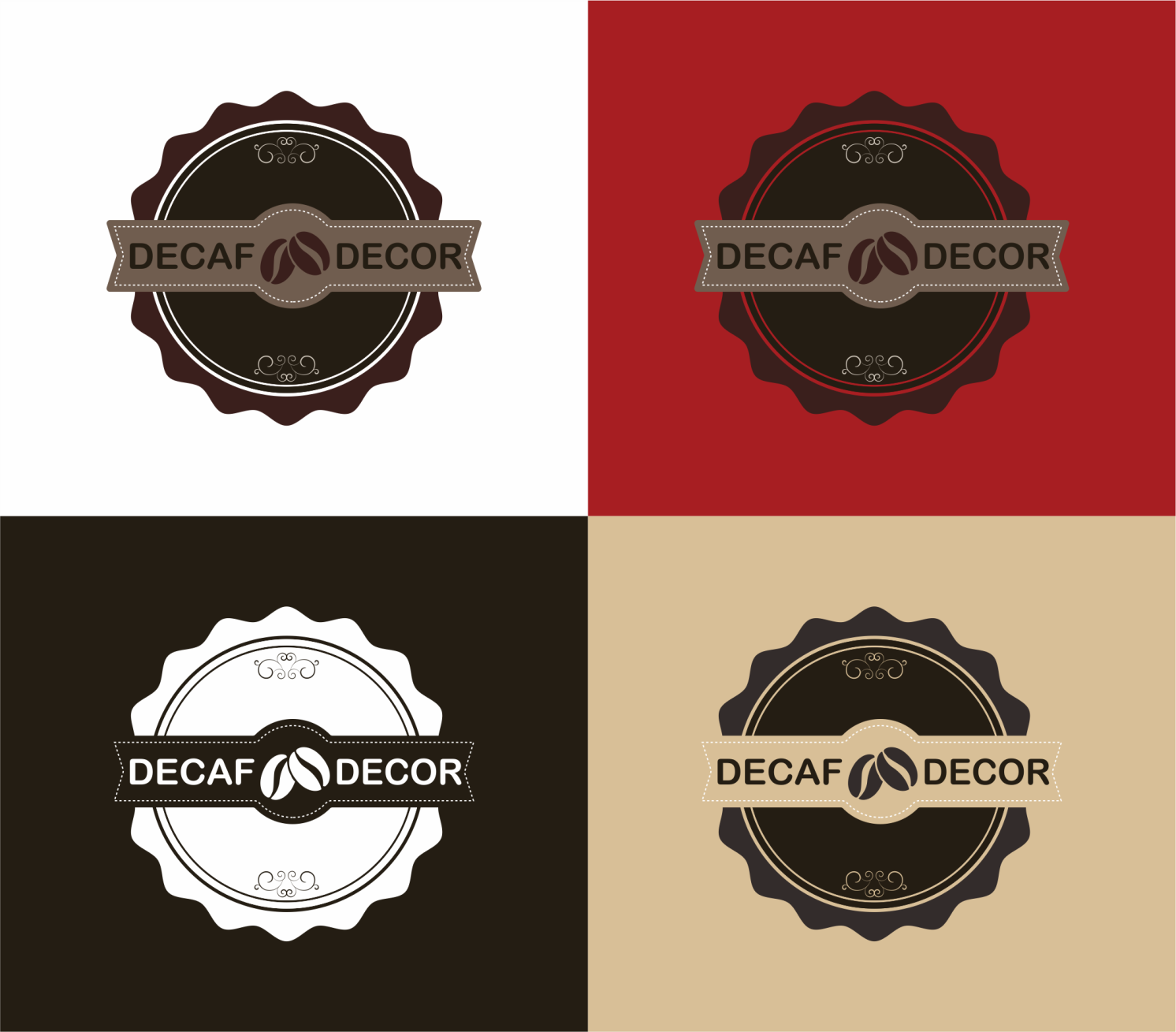 Logo Design by Adeikhan for Decaf Decor | Design #19053588