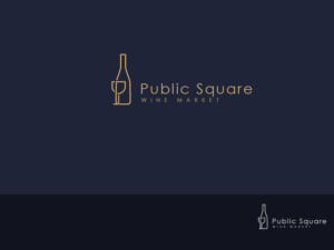 Logo Design by ArtCreative for Public square wine market | Design: #19172586
