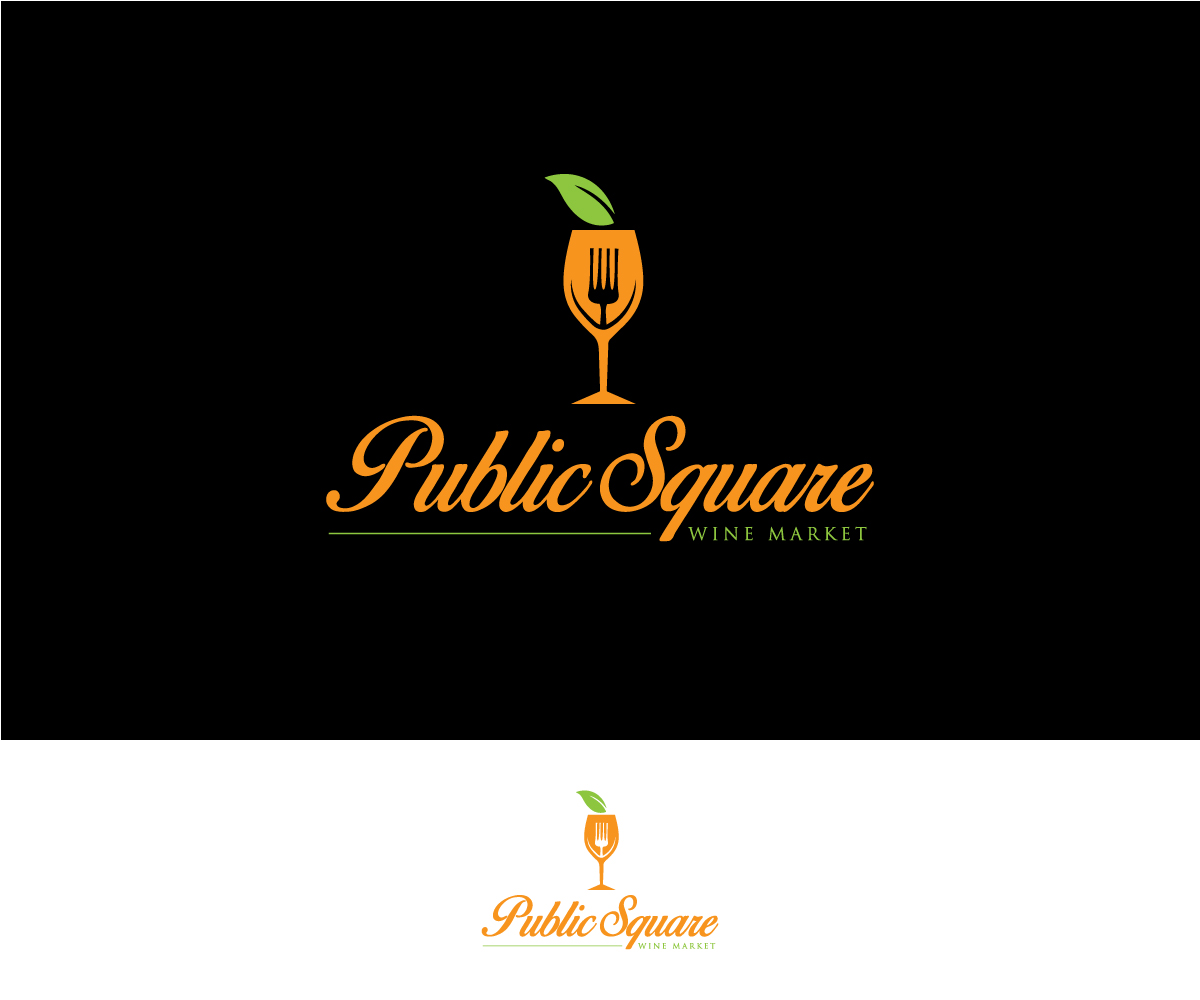Diseño de Logo por designmind78 para Public square wine market | Diseño #19053962