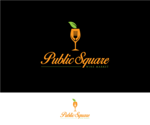 Logo Design by designmind78 for Public square wine market | Design: #19053962