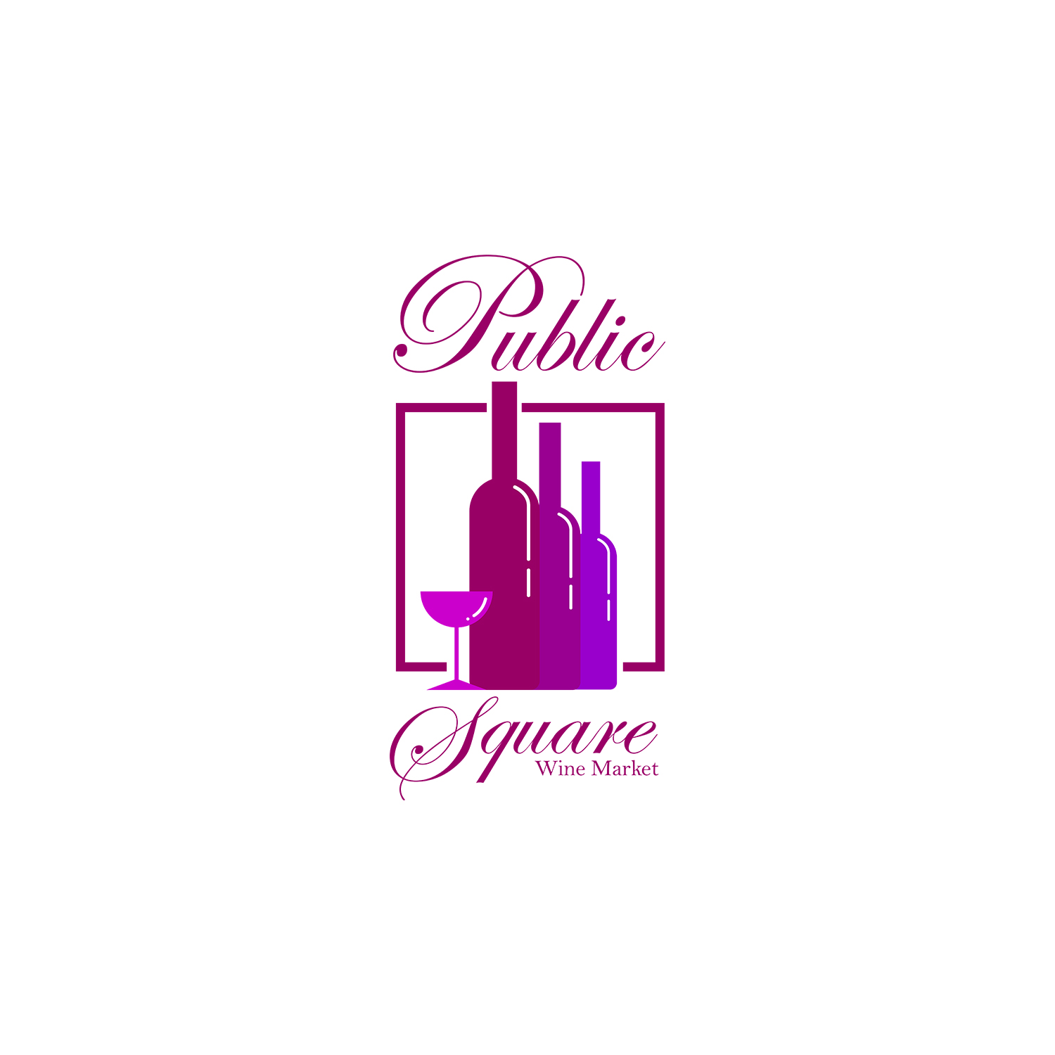 Logo Design by Logo Blox for Public square wine market | Design #19200596