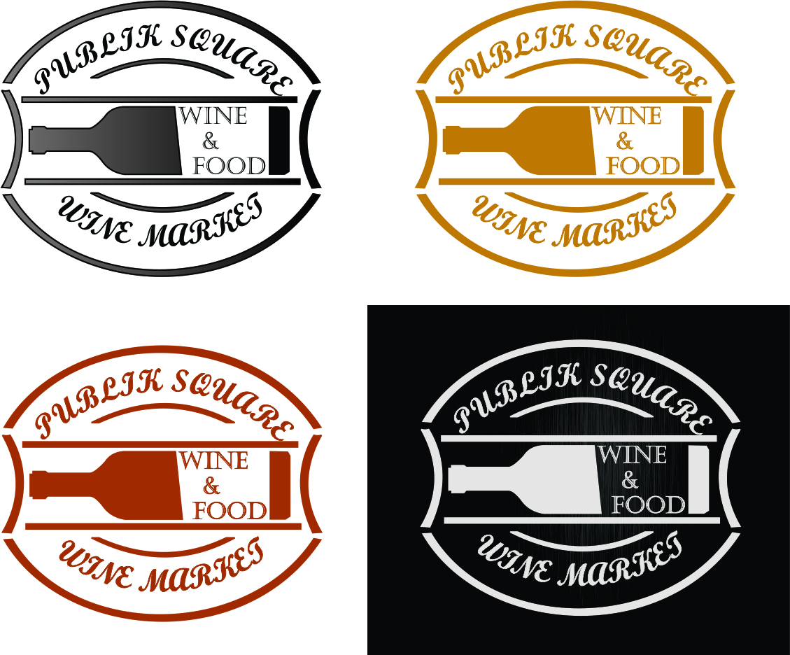 Logo-Design von callmeriki.02 für Public square wine market | Design #19205222