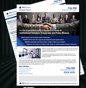 Flyer Design by uk for this project | Design #2920521