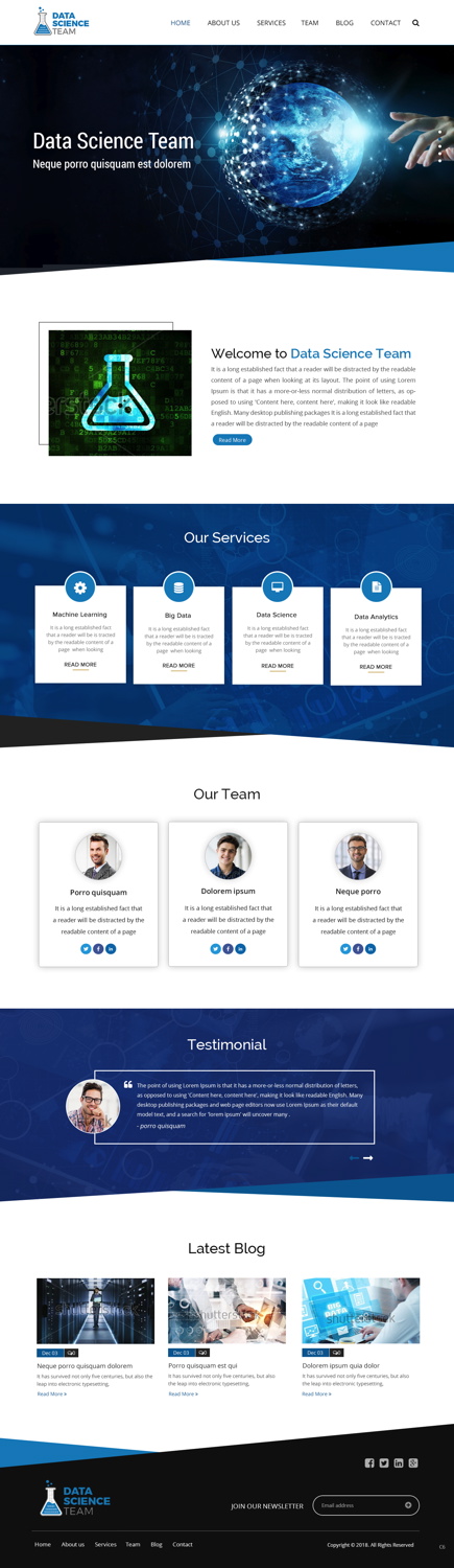 Wordpress Design by pb for this project | Design #19069666