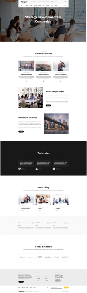 Wordpress Design by farins88 for this project | Design: #19069963