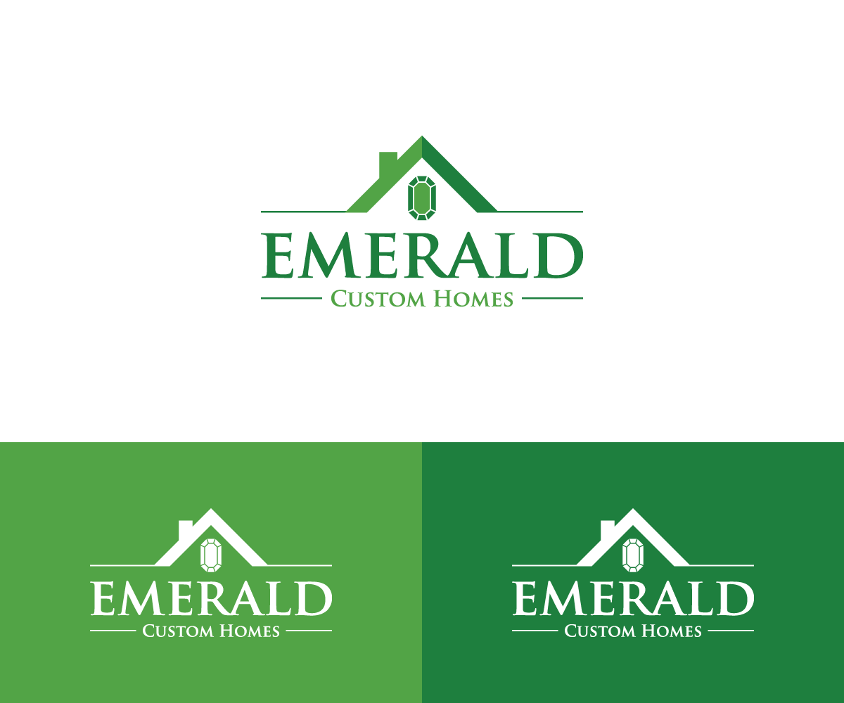 Logo-Design von brunondr für Emerald Custom Homes | Design #19107030