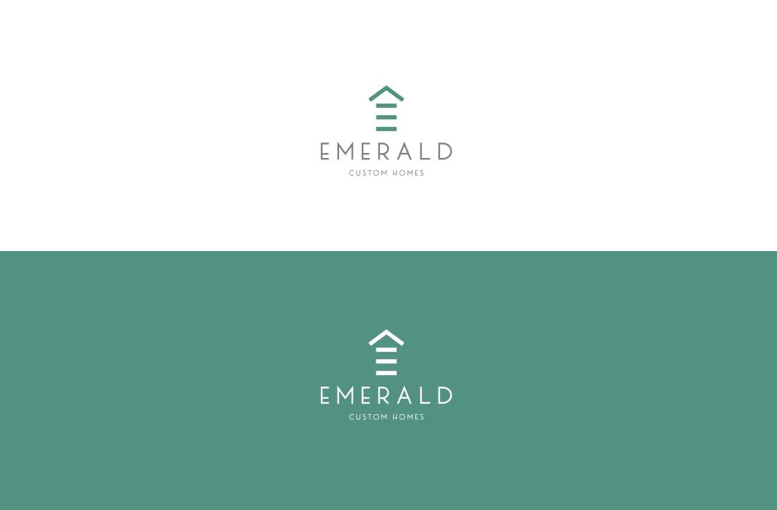 Logo-Design von GLDesigns für Emerald Custom Homes | Design #19105937