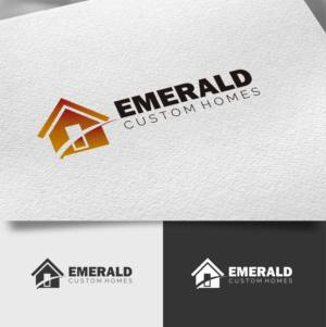 Emerald Custom Homes | Logo Design by rafaeldsgn