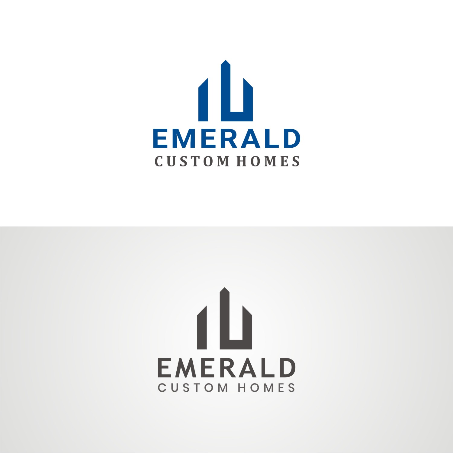 Logo Design by Ahsa_Design for Emerald Custom Homes | Design #19107764