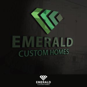 Logo Design by GRAFFYC for Emerald Custom Homes | Design: #19104231