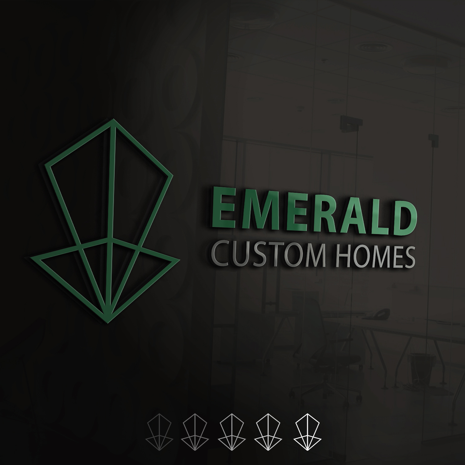 Design de Logo par GRAFFYC pour Emerald Custom Homes | Design #19104264
